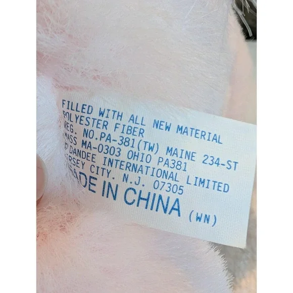 Vintage DanDee Tickle Wiggle Plush Easter Hoppy Bunny Lights That Tickles Pastel - Picture 17 of 17